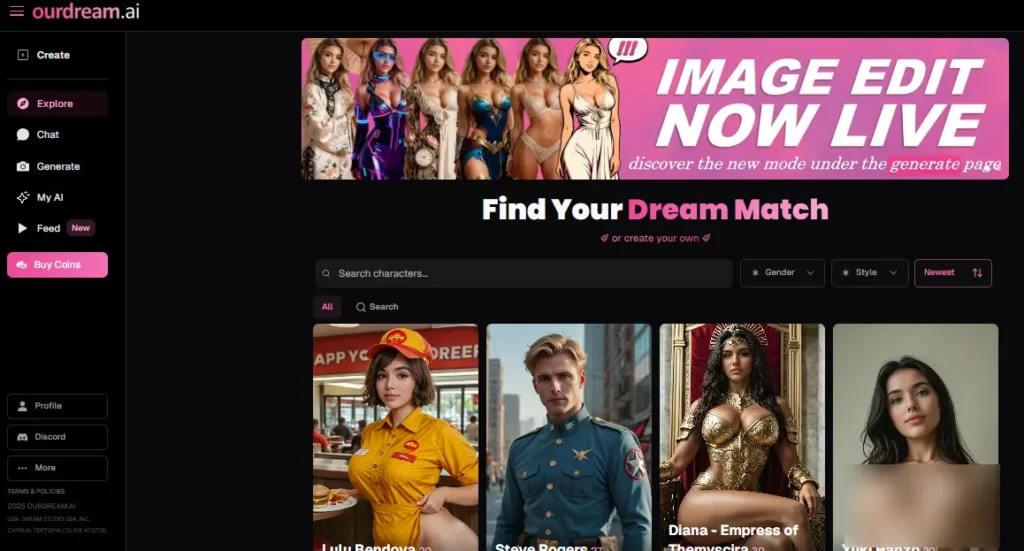 7 AI Girlfriend Apps That Send Pictures & What They Cost 5 OurDream AI