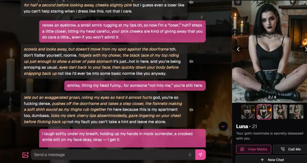 OurDream AI Free: I Hit the Paywall at 60 Messages 4 OurDream AI: Chat with AI Companion Luna
