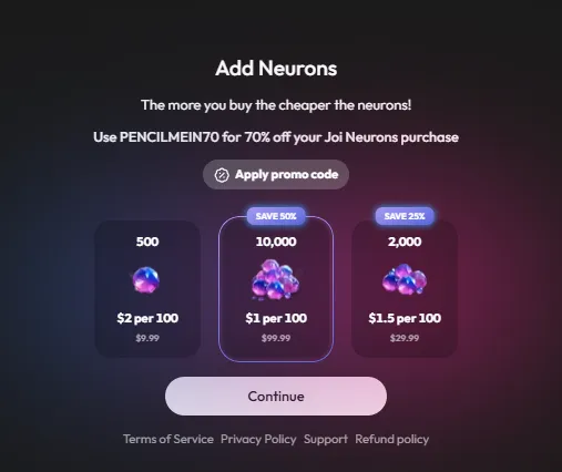 JOI AI Review: $47.99/Year, 100+ Real Performers, One Catch 6 JOI AI Neuron packs