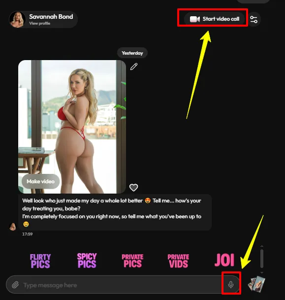 JOI AI Review: $47.99/Year, 100+ Real Performers, One Catch 9 JOI AI Video Call & Voice message Feature