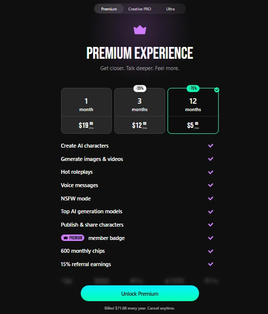 Lovescape Review 2026: The Longest AI Clips in the Business 10 Lovescape AI Pricing Plans