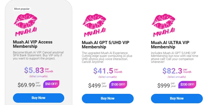Muah AI Review 2026: Pricing, Breach & Better Picks 4 Muah AI Pricing Plans