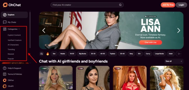 OhChat Browsing category