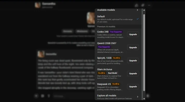 SpicyChat AI Models