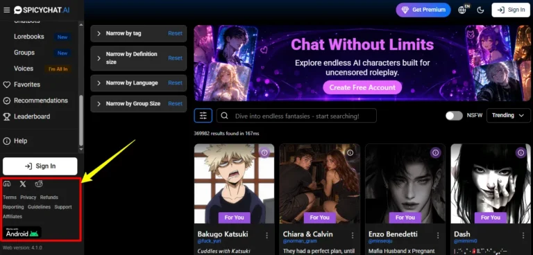 Spicychat Available On Apps