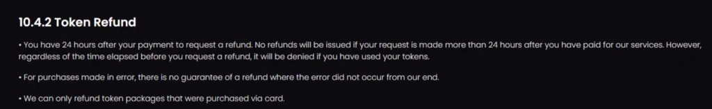 How to Cancel Candy AI: Refund, Tokens & Billing Explained 8 Candy AI token refund policy