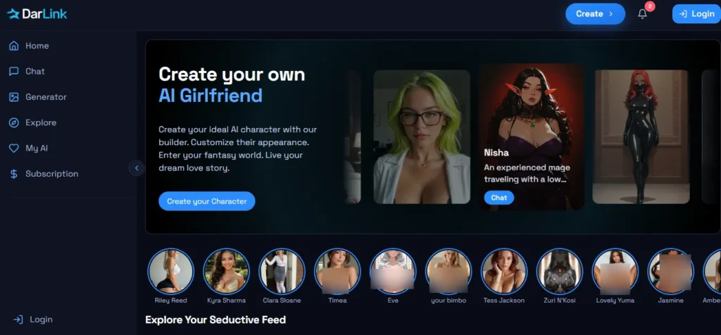 Best AI Futa Chat Apps and Futanari Generators: NSFW 6 Darlink AI