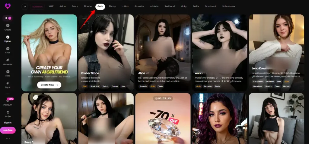 Best Goth AI Girlfriend Apps & Generators: 7 Picks for Dark, Moody Romance Picks 7 GoLove AI - AI Goth Girlfriends
