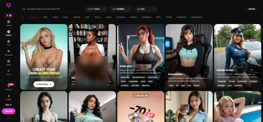 8 Best Trans AI Girlfriend Apps With Chat, Pics and Video 7 GoLove AI Trans Girlfriends