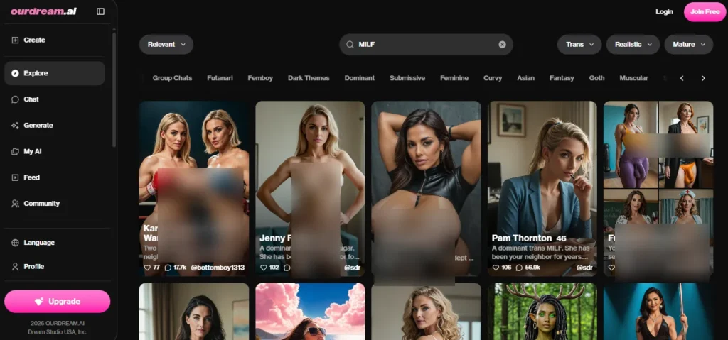 10 Best MILF AI Girlfriends and Generators That Look Their Age 6 OurDream AI MILF Characters