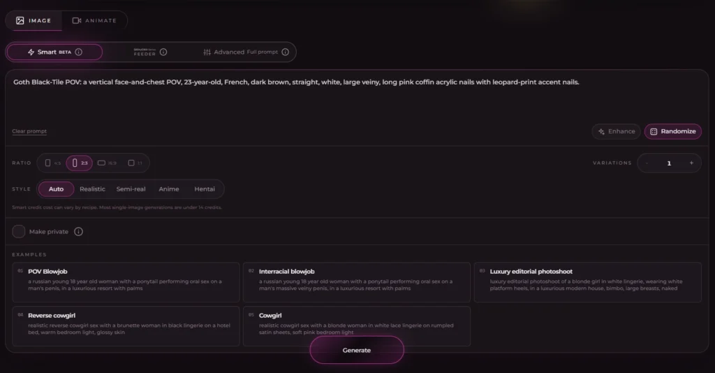 Seduced AI Review 2026: 30+ Porn Models but Is It Worth It? 7 Seduced Smart Workflow prompt settings