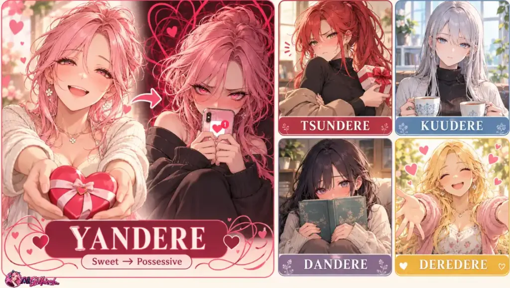 Best Yandere AI Girlfriend Apps in 2026: 8 Picks for Sweet, Obsessive AI Love 3 Yandere and other anime dere types